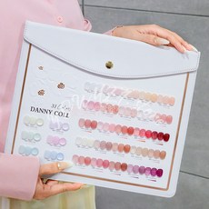 丹妮蔻31色甲油膠套組 冰透櫻花裸粉指甲油 山茶花系列冰透膠 新手美甲套裝 ins春日熱門溫柔光療膠組合, 1個, 丹妮蔻31色山茶花+塗好色板