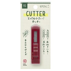 日本 MIDORI 迷你美工刀, 1個, 深紅