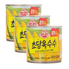 오뚜기 무가당 초당옥수수 수퍼스위트콘 340g 3개, 3세트