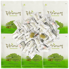 K-건강간식 맛있는 안신 녹차 캬라멜, 6개, 120g