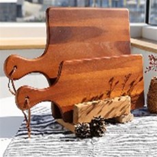 통원목2칸도마보관대 도마꽂이, 도마 받침대 2칸-마호가니