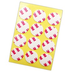 폼 원형 양면테이프 25mm 12개입 빠른배송 소품 원형테이프 사무용품