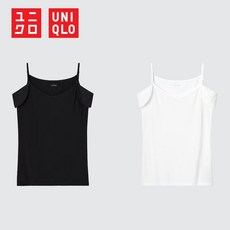 일본 유니클로 여성용 AIRism 에어리즘 아세토리 캐미솔 패디드 언더암
