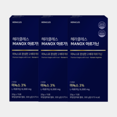 헤라클레스 마녹스 아르기닌 1박스 15포, 300g, 4개