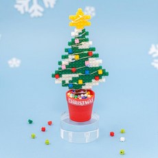 늘봄교실 겨울 계절환경 블록수업 디폼블럭 LED 전구 화분트리 만들기 초등학교 초등미술