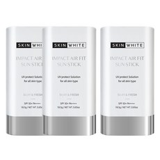 스킨화이트 임팩트 에어핏 선스틱 3개 자외선 3중차단, 18.5g