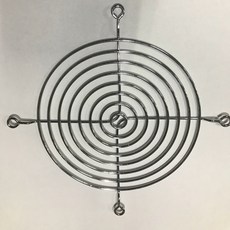 元山五金 4英吋電扇網，金屬材質堅固耐用，有效保護電扇葉片，防止意外，通用性高, 1個