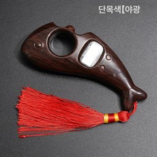 108배 전자 계수기 LED 카운터 디지털 염주 야광 반지, 단나무 색, 1개