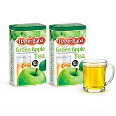 HazerBaba 인스턴트 드링크 믹스 그린애플맛 250g 2팩, 1개, 2개입, 1g