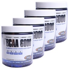 GASPARI NUTRITION BCAA6000補充錠, 4個, 180 件