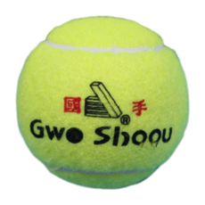 Gwo Shoqu 國手硬式網球 練習球 耐磨毛料 單個入, 黃色, 1個