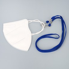 블루 마스크 스트랩 네임 회사 명찰 이름 줄 분실 방지