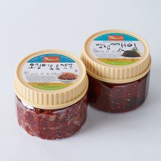 오징어톡톡젓갈500g + 양념깻잎500g 2종 세트, 1세트, 1kg