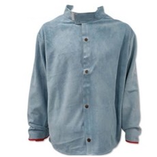 안전용품 용접 자켓 용접복 겨울용 소가죽 방염