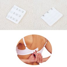 일반형 연장후크 브래지어 3단-흰색 브레지어후크tae5+6LVt