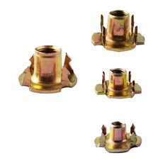 가시 너트 사발 T 티 풀림방지 연결 고정, M4, 8mm, 10개