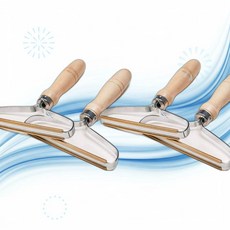 Ruris 차량용 면도기 휴대용 먼지 제거 브러쉬 2개입 - 양면 재사용 옷가구반려동물 털 M4 2개