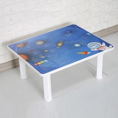 해피그로우 공부상 유아 어린이 책상 밥상 접이식 테이블, 우주 공부상