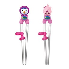 에디슨 아동용 입체 스텐 교정젓가락 2종 세트, 패티 + 루피, 1세트