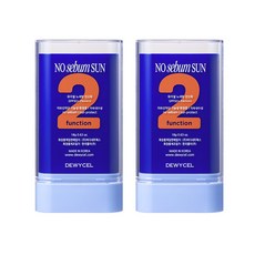 듀이셀 기름종이 노세범 선스틱 1+1 기획세트, 2개, 18g