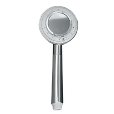 好運優選 S0219 三段式環蓮蓬頭花灑，三段式蓮蓬頭，增壓節水，簡約時尚, 1個, 電鍍三段