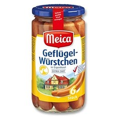 Meica 메이카 가금류 소시지 6개입 180g, 1개