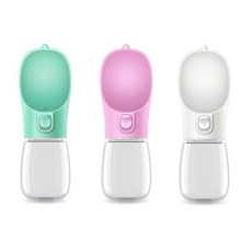 제이큐 반려동물 산책 물병 텀블러, 300ML_핑크, 1