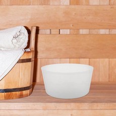 사우나 버킷 라이너 교체용 내열 플라스틱 인서트 간편 세척 부드럽고 발욕통, 기본, 1L