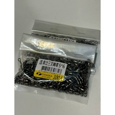 【漁魂釣具行】台灣製品質保證 100入 三叉轉環 T型轉環 絲柱轉環, 1個, #5*6(100入)
