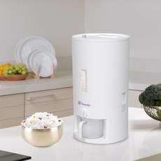 TOMODA LIFE 쌀통 쌀보관통 원터치쌀통 잡곡통 셋트 세척볼 포함, 쌀통10kg+세척볼, 쌀통10kg+세척볼