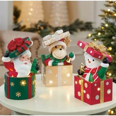 美事多 聖誕禮物造型夜燈 #1739881, 1個, 三款各一