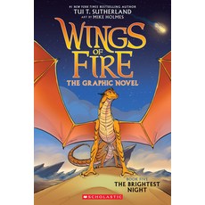 (영문도서) The Brightest Night (Wings of Fire Graphic Novel #5): A Graphix Book Paperback, English, 9781338730852