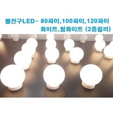 24V 80파이 100파이 120파이 LED볼전구(주문제작용)/80mm 100mm 120mm 램프 원형사인채널LED 간판테두리LED 인테리어LED 생활방수LED 외부조명 매장상점, 전구색, 1개, 80파이 (10개이상선택)