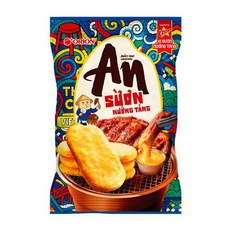 베트남 오리온 안 쌀과자 바비큐폭립 라이스칩맛 An, 10개, 106g