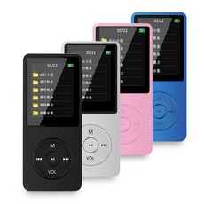 1.8吋彩色螢幕32G插卡式MP4隨身聽, 黑