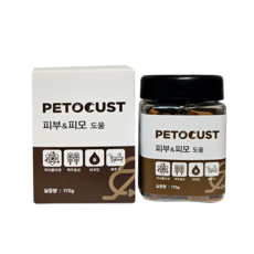 페토커스트 강아지 피부 영양제 모질관리 피부병 메뚜기 함유, 1개