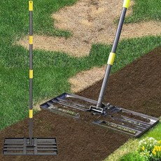 잔디 평탄화 기계 다지기 롤러 도구 정원 마당 땅 축구장 프레스 모래 다짐기 압축 잡초, 32x60cm (살포기), 1개, 기본 색상