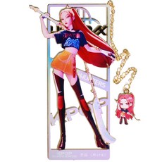 케데헌 프리미엄 금장 책갈피 호랑이 북마크 라푸유 금속책갈피, 1개, D