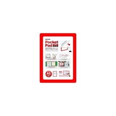 8842 포켓패드A5(빨강) 외경- 173x235 (mm) 가로x세로 내경- 148x210 (mm)/속지크기 기준pys1582, 단일