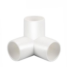 3방향 PVC 파이프 피팅 1.9cm(3/4인치) 13팩 PVC 팔꿈치 코너 사이드 콘센트 티 피팅 화이트 SCH40 가구 등급 파이프 커넥터 - 1.9cm(3/4인치) 폴, 3방향 PVC 파이프 피팅 1.9cm(3/4인치), 1