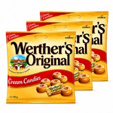 웨더스오리지날 크림 캔디, 90g, 3개