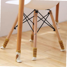 의자양말 다리커버 식탁 세트 의자발커버 Set SG-1DP01-1555, 옐로우4p