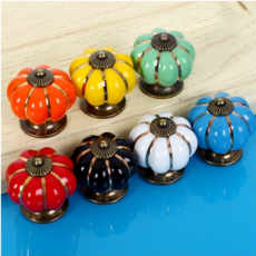 가구손잡이 호박세라믹 (1구) 피스증정 색상선택, 화이트, 1개