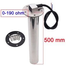 레벨 센서 디지털 듀얼 게이지 미터 수위 경보 기능이있는 보트 카 하수, 09 500mm HTG Sensor, 1개