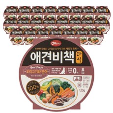 펫퍼스 애견비책 화식 강아지사료 습식사료 화식사료 애견사료 자연식사료, 24개, 120g, 연어+오리
