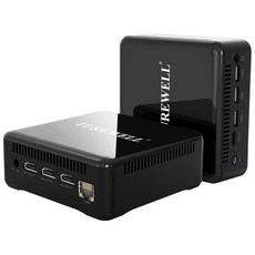 TUREWELL HSI-95 미니 PC 인텔 앨더 레이크 N95(최대 3.4GHz 4C/4T) 8GB DDR4 256GB 미니 컴퓨터 지원 USB 3.1/3x HDMI, TUREWELL HSI-95 미니 PC, 인텔 앨더 레