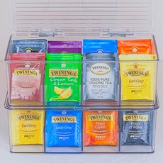 홈카페 정리함 탕비실 커피 티백 철제 수납함 보관함