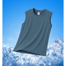 데일리유닛 기능성 퀵 드라이 쿨링 스판 민소매 티셔츠