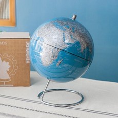 【SkyGlobe】10吋群青藍U型底座地球儀(英文版)