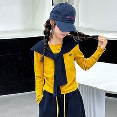 新款可愛童裝 女童長袖 兒童披肩T恤新款洋氣時髦兒童女孩百搭打底衫上衣文藝女童春秋季學院風